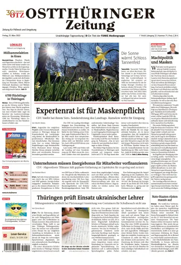 Ostthüringer Zeitung (Pößneck) - 25 Mar 2022
