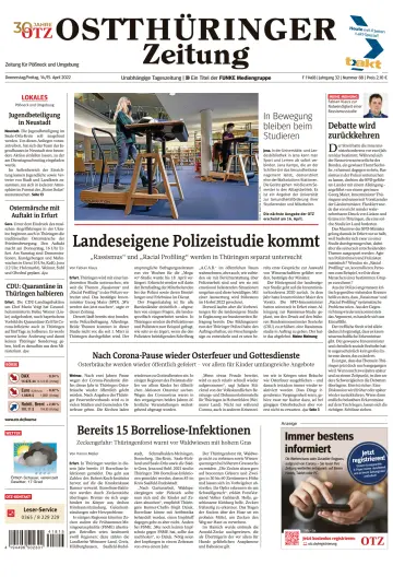 Ostthüringer Zeitung (Pößneck) - 14 Apr 2022
