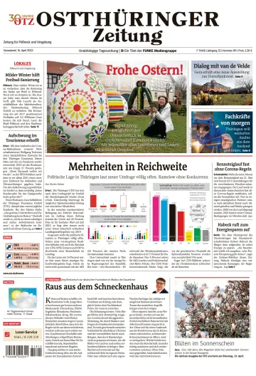 Ostthüringer Zeitung (Pößneck) - 16 Apr 2022