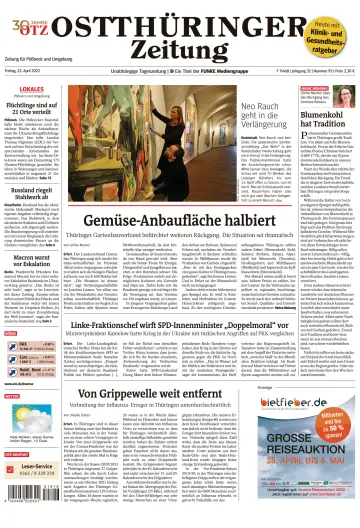 Ostthüringer Zeitung (Pößneck) - 22 Apr 2022