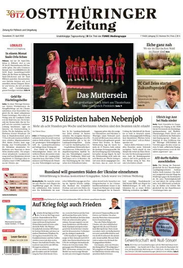 Ostthüringer Zeitung (Pößneck) - 23 Apr 2022