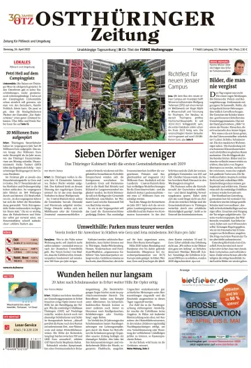 Ostthüringer Zeitung (Pößneck) - 26 Apr 2022