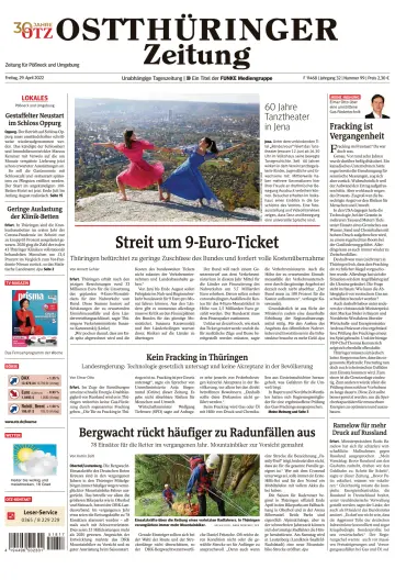 Ostthüringer Zeitung (Pößneck) - 29 Apr 2022