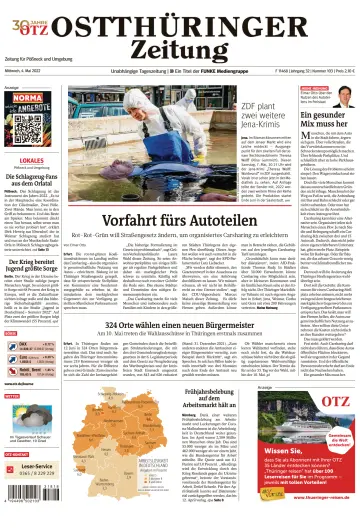 Ostthüringer Zeitung (Pößneck) - 4 May 2022
