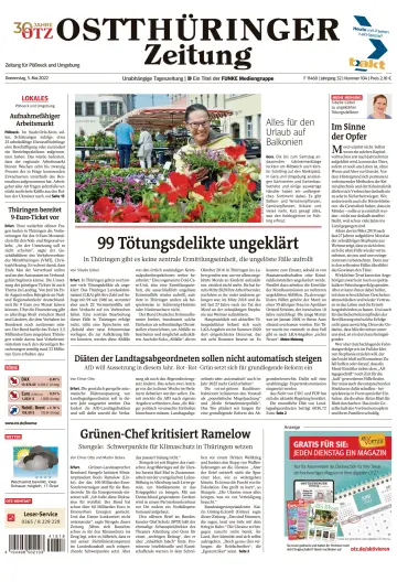 Ostthüringer Zeitung (Pößneck) - 5 May 2022