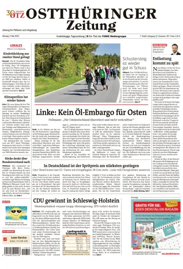 Ostthüringer Zeitung (Pößneck) - 9 May 2022