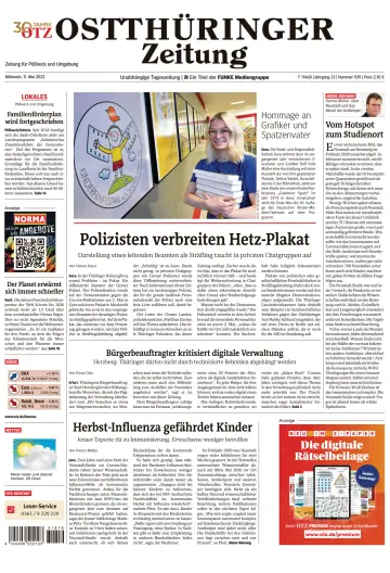 Ostthüringer Zeitung (Pößneck) - 11 May 2022