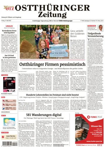 Ostthüringer Zeitung (Pößneck) - 13 May 2022