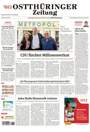 Ostthüringer Zeitung (Pößneck) - 17 May 2022