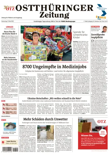 Ostthüringer Zeitung (Pößneck) - 19 May 2022