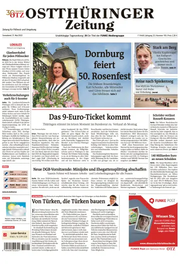 Ostthüringer Zeitung (Pößneck) - 21 May 2022