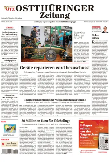Ostthüringer Zeitung (Pößneck) - 23 May 2022