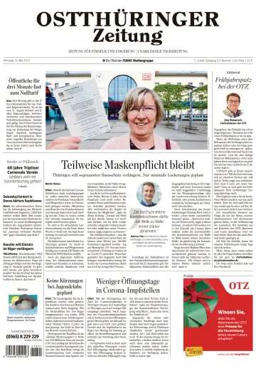 Ostthüringer Zeitung (Pößneck) - 24 May 2022