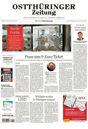Ostthüringer Zeitung (Pößneck) - 25 May 2022