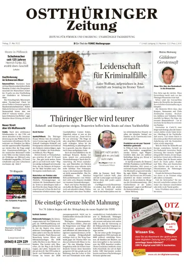 Ostthüringer Zeitung (Pößneck) - 27 May 2022