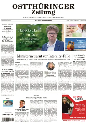 Ostthüringer Zeitung (Pößneck) - 28 May 2022