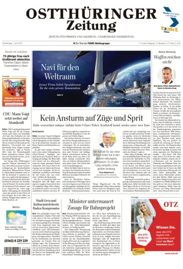 Ostthüringer Zeitung (Pößneck) - 2 Jun 2022