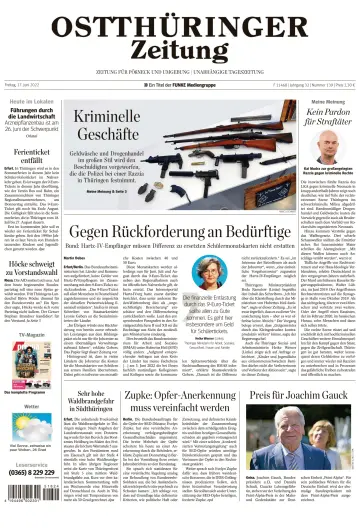 Ostthüringer Zeitung (Pößneck) - 17 Jun 2022
