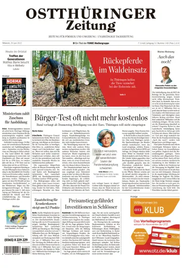Ostthüringer Zeitung (Pößneck) - 29 Jun 2022