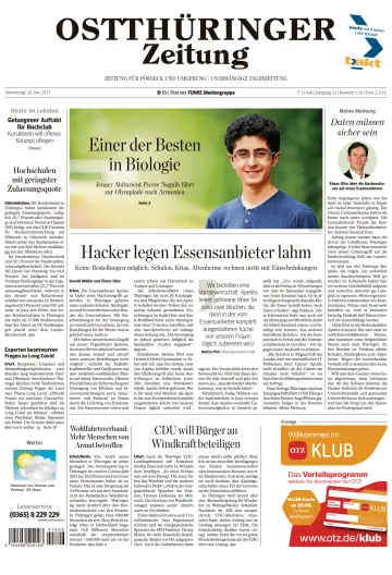 Ostthüringer Zeitung (Pößneck) - 30 Jun 2022