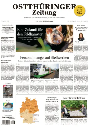 Ostthüringer Zeitung (Pößneck) - 1 Jul 2022