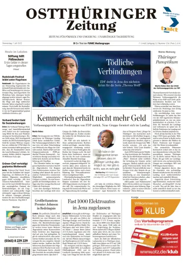 Ostthüringer Zeitung (Pößneck) - 7 Jul 2022