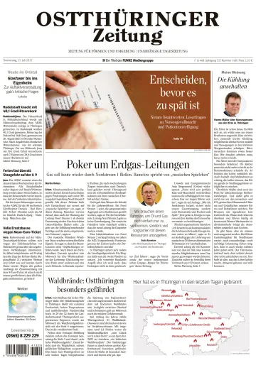 Ostthüringer Zeitung (Pößneck) - 21 Jul 2022