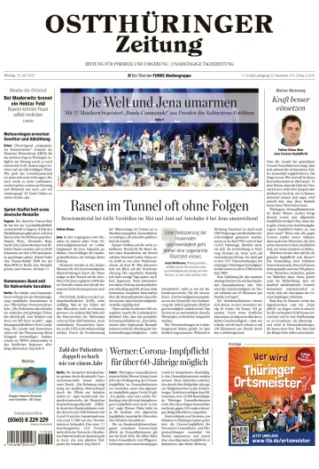 Ostthüringer Zeitung (Pößneck) - 25 Jul 2022