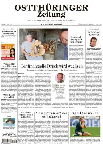 Ostthüringer Zeitung (Pößneck) - 1 Aug 2022