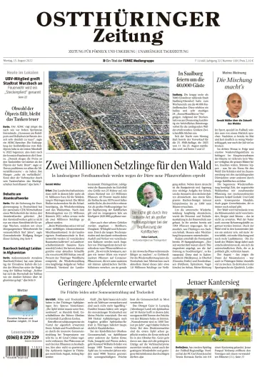 Ostthüringer Zeitung (Pößneck) - 15 Aug 2022