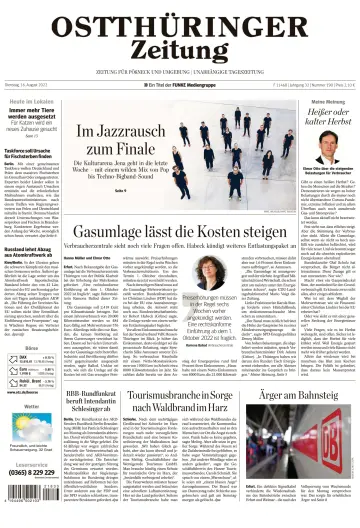 Ostthüringer Zeitung (Pößneck) - 16 Aug 2022