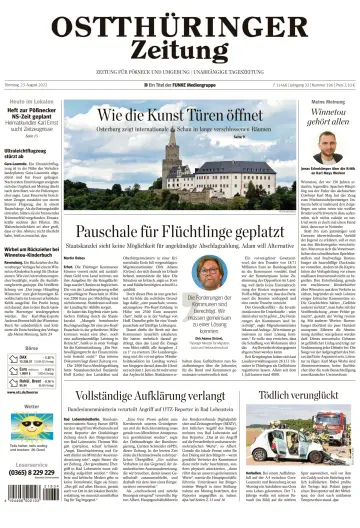 Ostthüringer Zeitung (Pößneck) - 23 Aug 2022