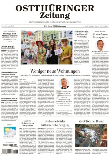 Ostthüringer Zeitung (Pößneck) - 29 Aug 2022