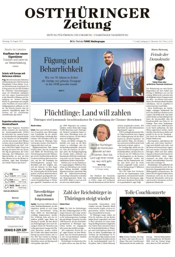 Ostthüringer Zeitung (Pößneck) - 30 Aug 2022