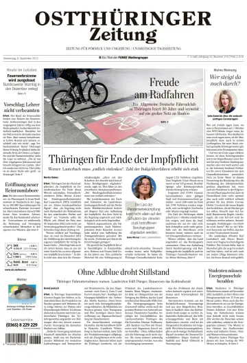 Ostthüringer Zeitung (Pößneck) - 8 Sep 2022