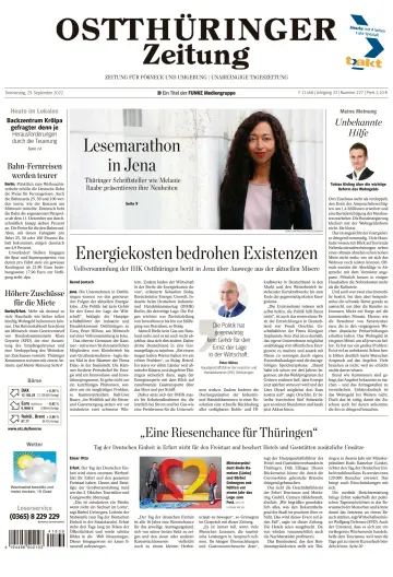 Ostthüringer Zeitung (Pößneck) - 29 Sep 2022