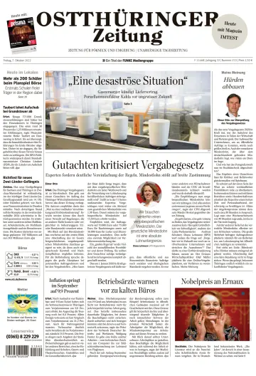 Ostthüringer Zeitung (Pößneck) - 7 Oct 2022