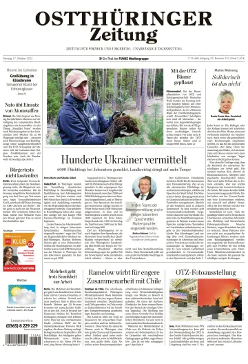 Ostthüringer Zeitung (Pößneck) - 17 Oct 2022