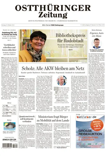 Ostthüringer Zeitung (Pößneck) - 18 Oct 2022