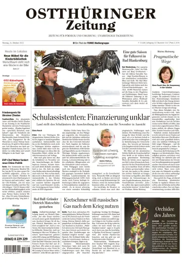 Ostthüringer Zeitung (Pößneck) - 24 Oct 2022