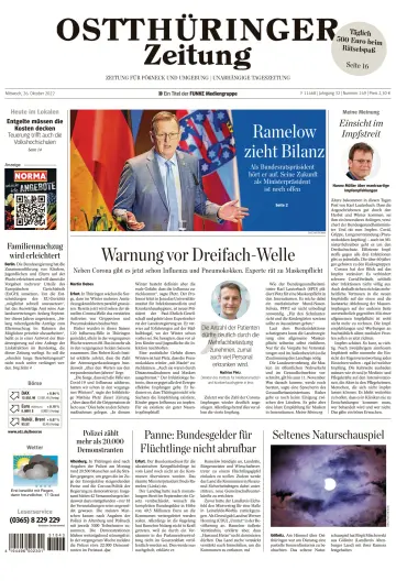 Ostthüringer Zeitung (Pößneck) - 26 Oct 2022