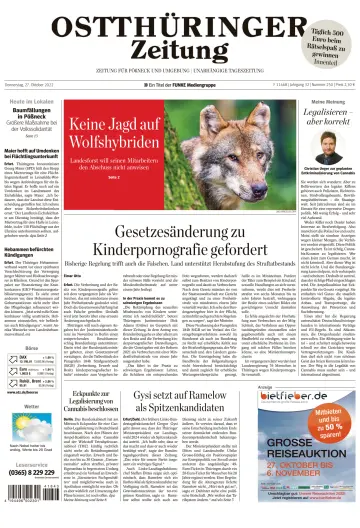 Ostthüringer Zeitung (Pößneck) - 27 Oct 2022