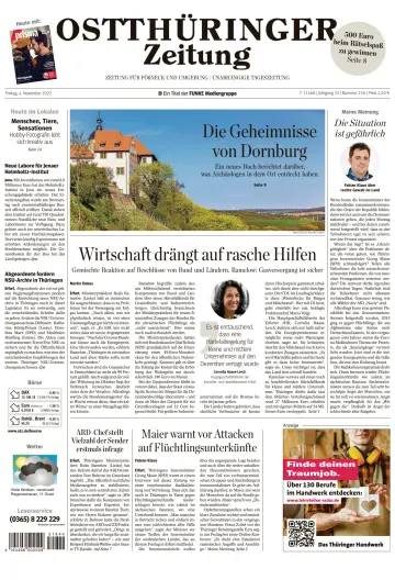 Ostthüringer Zeitung (Pößneck) - 4 Nov 2022