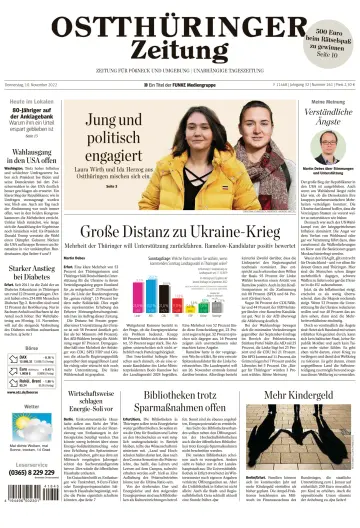 Ostthüringer Zeitung (Pößneck) - 10 Nov 2022