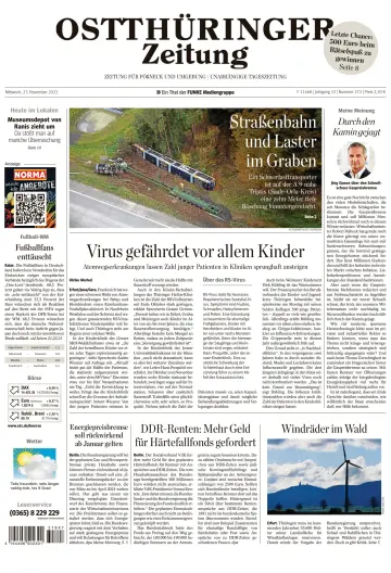 Ostthüringer Zeitung (Pößneck) - 23 Nov 2022
