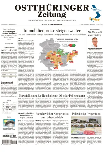 Ostthüringer Zeitung (Pößneck) - 24 Nov 2022