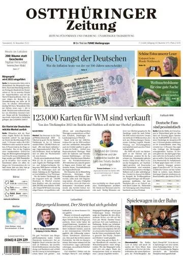 Ostthüringer Zeitung (Pößneck) - 26 Nov 2022