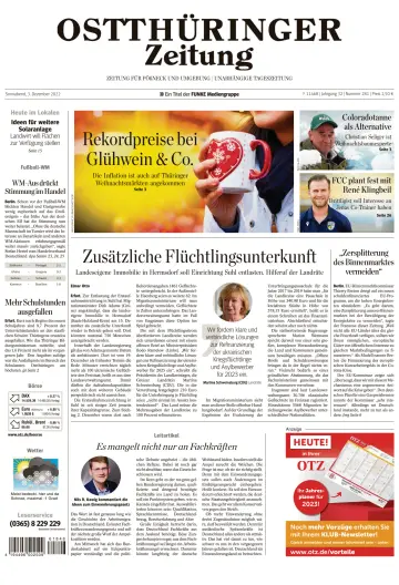 Ostthüringer Zeitung (Pößneck) - 3 Dec 2022