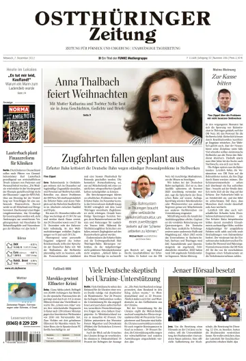Ostthüringer Zeitung (Pößneck) - 7 Dec 2022