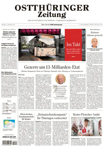 Ostthüringer Zeitung (Pößneck) - 13 Dec 2022